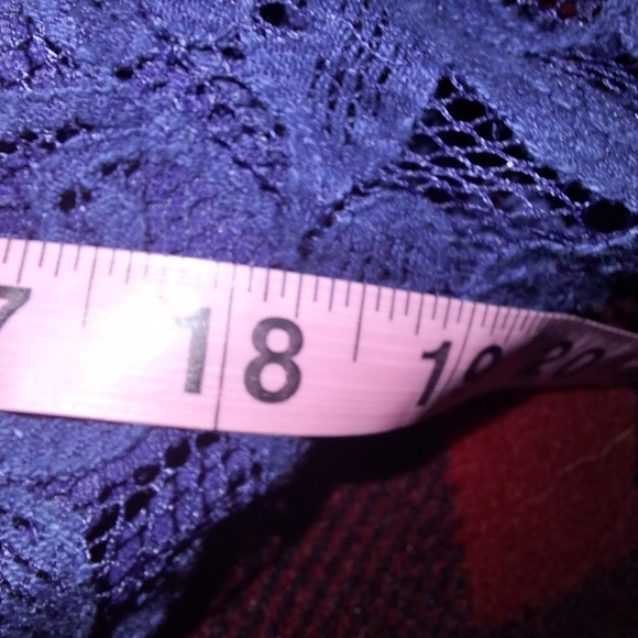 Pink Owl Elegant Blue Lace Dress With A Cutout Back In A Size Small. EUC. - Picture 6 of 10